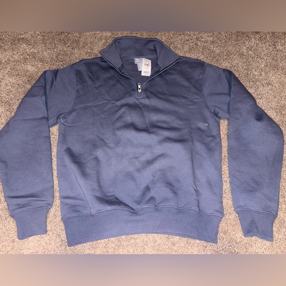 Tilly's Womens Blue Quarter-Zip Sweatshirt